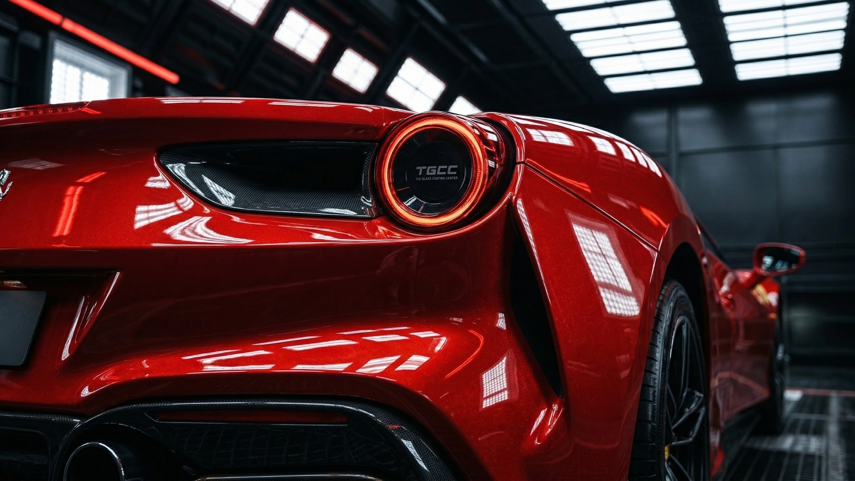 Ferrari tail detail