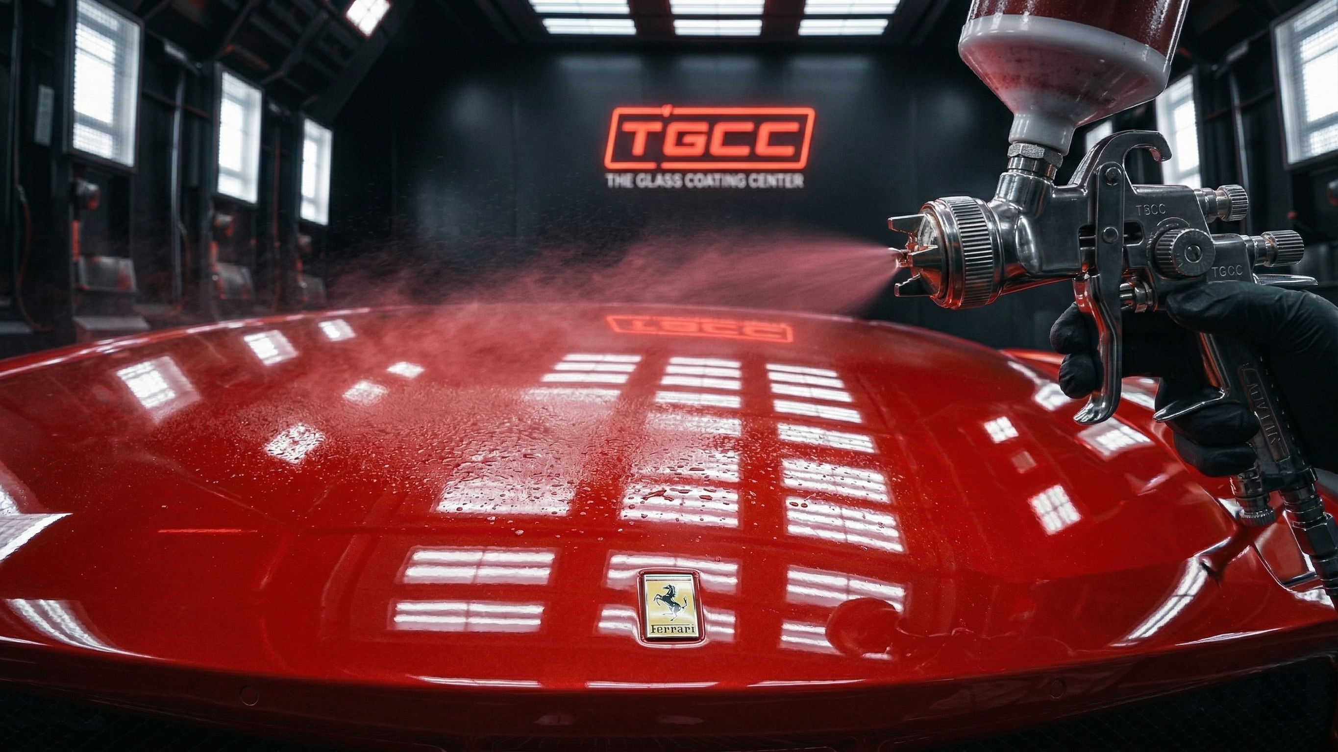 Top-down Ferrari
